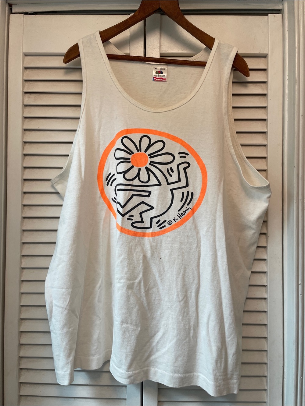 Original Keith Haring Graphic Tank Top XL
